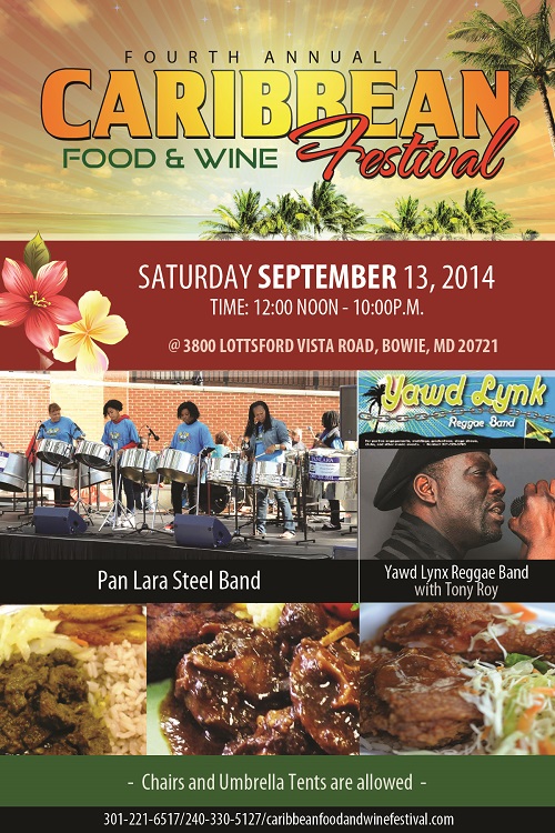 4th Annual Caribbean Food & Wine Festival Sep 13, 2014