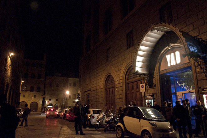 Outside of Yab in Florence. 