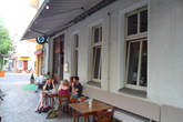 Helmut Kohl - Bar in Berlin.