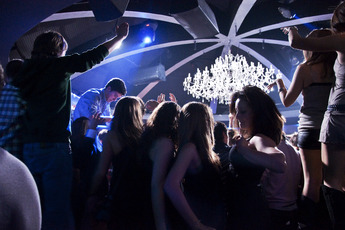 Dancing all night at Central Park in Florence.