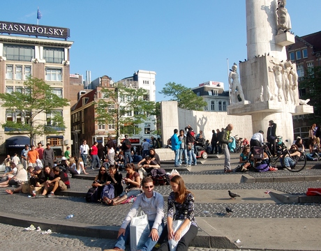 Dam Square, Amsterdam.