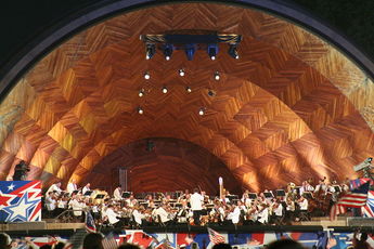 The Hatch Shell - Concert Venue in Boston.