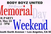 Body Boyz United Memorial Day Weekend Pool Party - Pool Party | Holiday Event in Los Angeles.