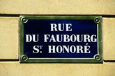 Rue du Faubourg Saint-Honoré - Outdoor Activity | Shopping Area in Paris.