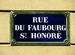 Rue du Faubourg Saint-Honoré - Outdoor Activity | Shopping Area in Paris.
