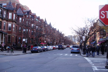 Newbury Street - Outdoor Activity | Shopping Area in Boston.