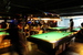 Playing pool and hanging out at Fat Cat in New York.