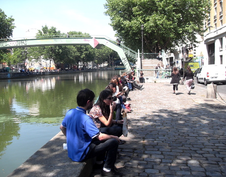Canal St. Martin - 10eme, Paris.
