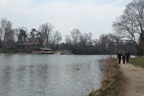 Bois de Boulogne - Park in Paris.