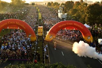 Marine Corps Marathon  - Running in Washington, DC.
