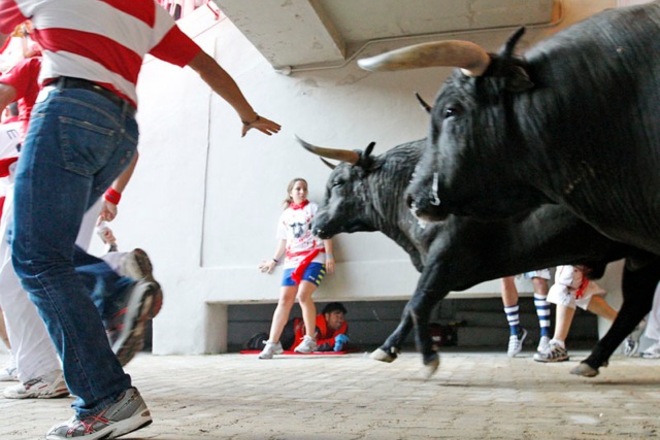 Photo of Pamplona: The Running of the Bulls