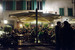 People drinking and chatting the night away at Cabiria in Florence. 