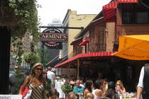 Rush & Division - Nightlife Area in Chicago.
