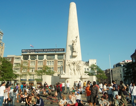 Dam Square, Amsterdam.