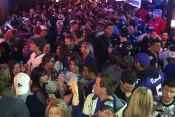 
	Super Bowl Party at Mothers in Washington, DC.
