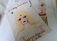 "And She's Not Even Pretty" by Courtney Love - Art Exhibit in New York.