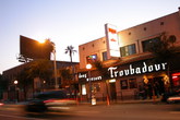 The world famous Troubadour in Los Angeles - an LA music scene landmark.