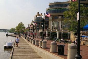 Georgetown Waterfront Washington Dc Party Earth