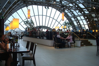 A beautiful view from inside KaDeWe shopping complex in Berlin.