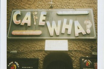 Cafe Wha? - Live Music Venue in New York.