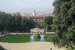 View of the Palazzo Pitti from the Boboli Gardens in Florence. 