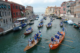 Vogalonga - Rowing in Venice.