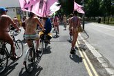 World Naked Bike Ride UK - Special Event in London.
