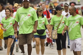 Los Angeles Heart Walk 2012 - Running in Los Angeles.