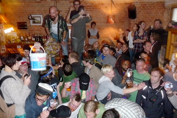 Late night partying at The Bird in Berlin.