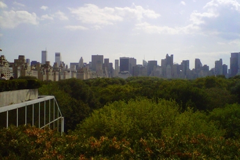 The view from the roof at The Met in New York.