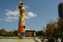 Parc Joan Miró - Park in Barcelona.